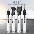 Аккумуляторный мужской триммер для волос в носу, 4 в 1, с USB