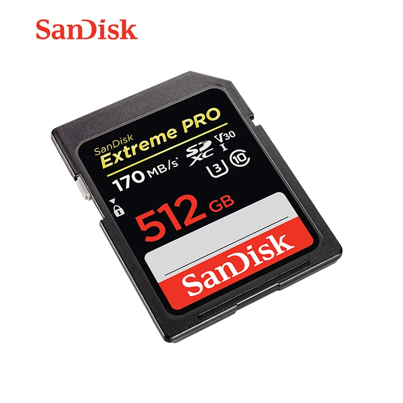 Карта памяти Sandisk Extreme Pro Sdhc Sdxc Uhs i 512 ГБ 256 128 64 SD карты флэш для камеры деловая