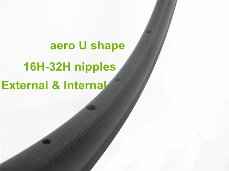 Колесные диски Farsports aero U-образной формы 38 мм глубина x 23 клинчерная поверхность