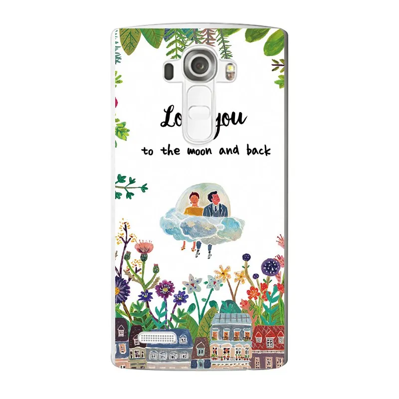 Мягкий прозрачный чехол для телефона из ТПУ с изображением животных LG G3 G4 G5 V10 K3 K4