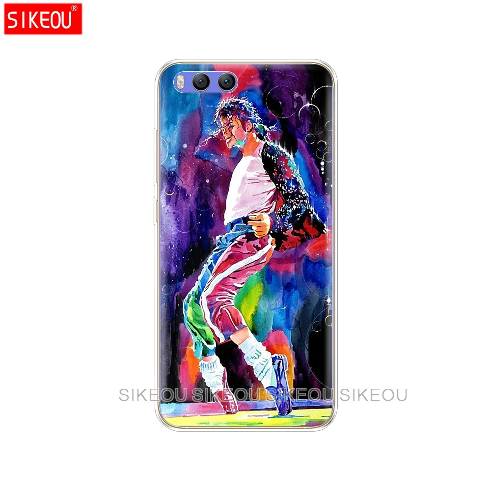 Силиконовый чехол для Xiaomi Mi 8 8SE A1 A2 5 5S 5X 6 Mi5 MI6 NOTE 3 MAX Mix 2 2S Michael Jackson dancing king Design |