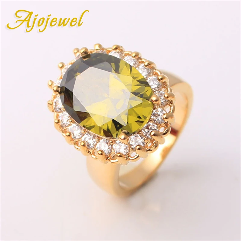 Роскошные женские ювелирные изделия Ajojewel высококачественное красное и зеленое