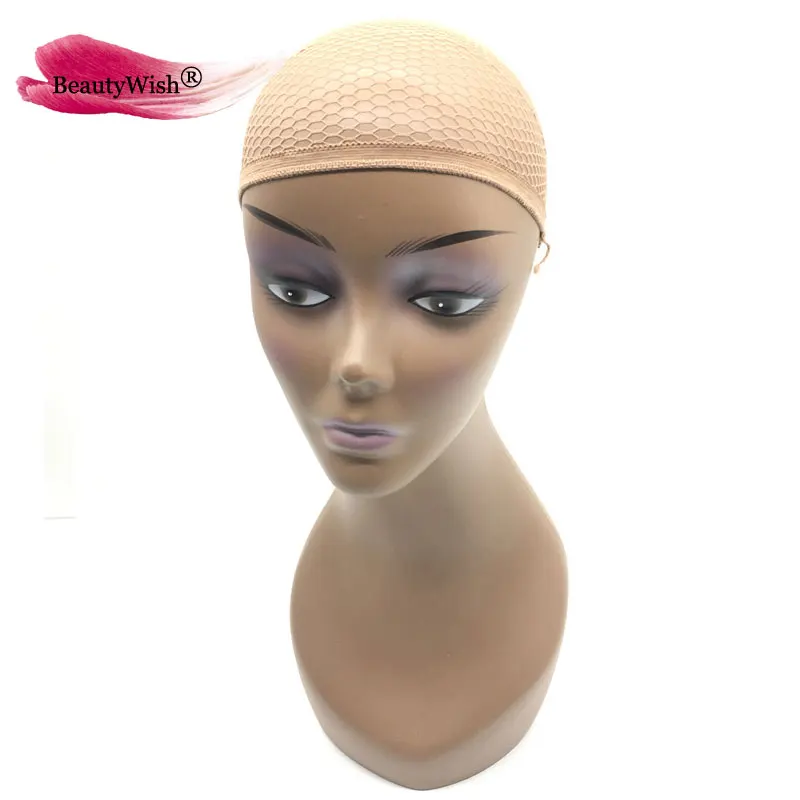 Две открытые сетки для волос 2 шт. головной убор плетения стрейчевая зеркальная