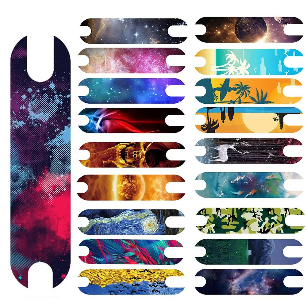 19 типов самоката педали матовый коврик Наклейка Водонепроницаемый