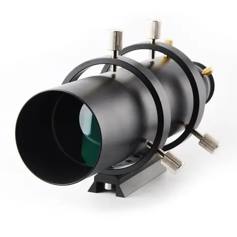 Комплект металлического видоискателя и гироскопа, 60 мм, 1,25 дюйма, двойной спиральный фокус MUOU
