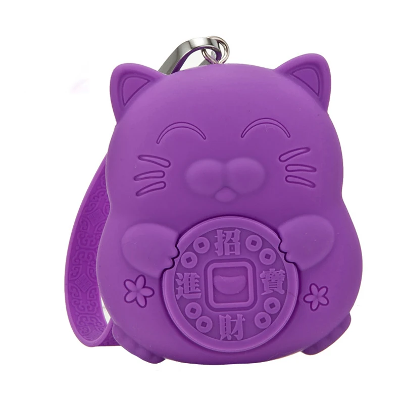 Lucky Cat Обувь для девочек силиконовые портмоне изменить кошелек Для женщин Для мужчин ключ кошелек для монет мешок Для детей рождественские подарки сумка для хранения