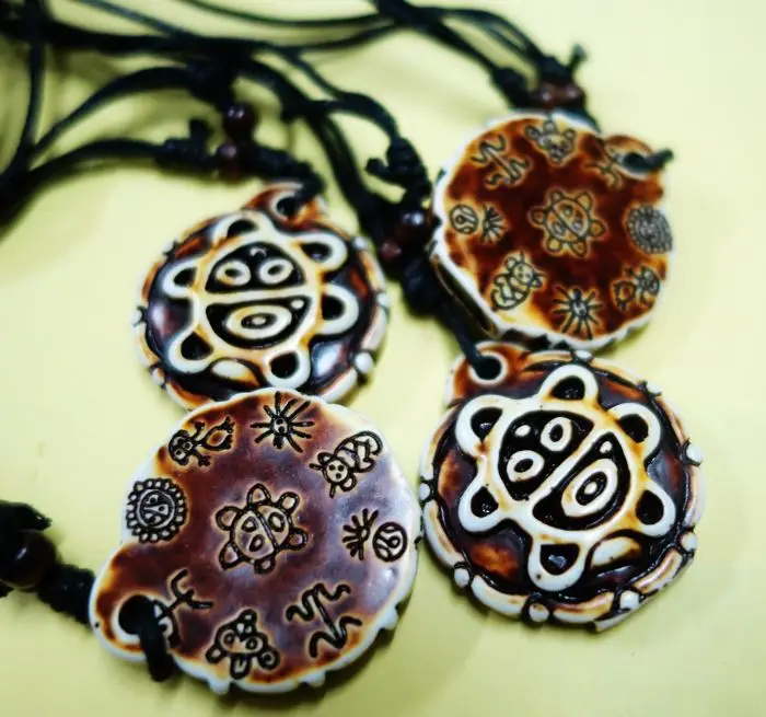 10 шт Редкие Taino в индийском стиле культуры бог солнца тиснением Двусторонняя