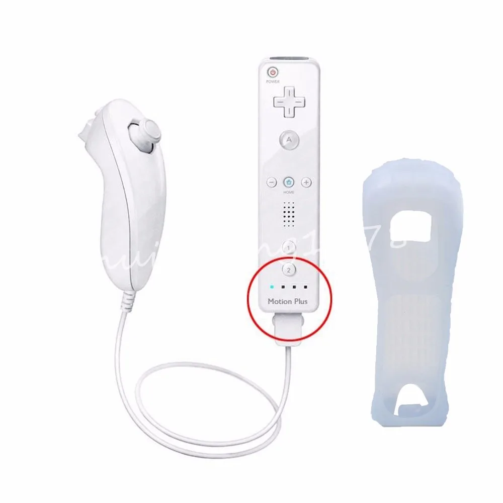 Совершенно новый стиль 2 в 1 Встроенный пульт дистанционного управления и Nunchuck