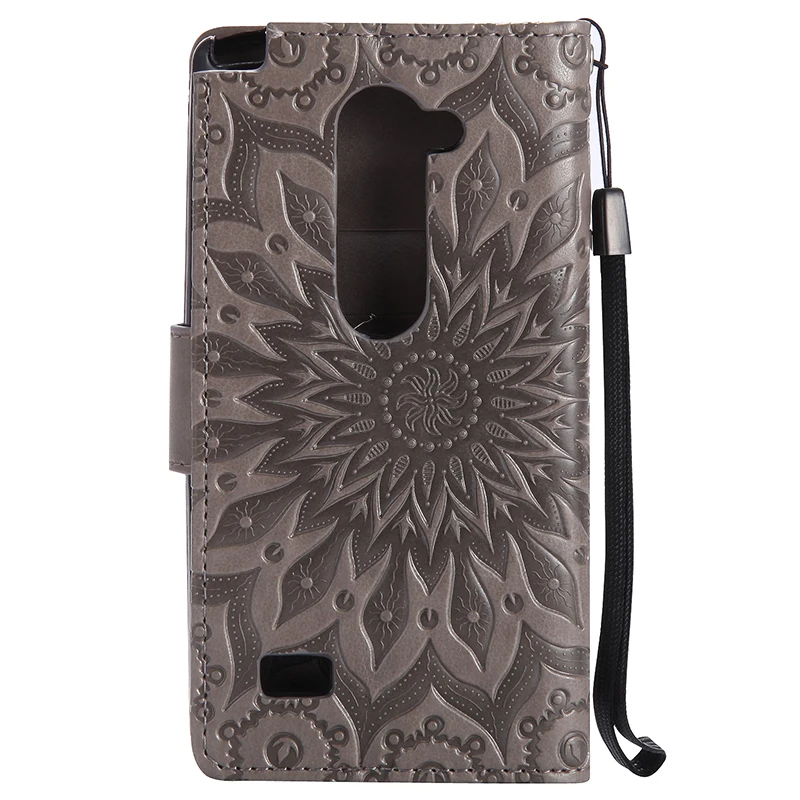 Coque Стенд кошелек чехол для LG Леон 4 г LTE C40 H324 Флип кожаный Leon C50 h340n телефон В виде