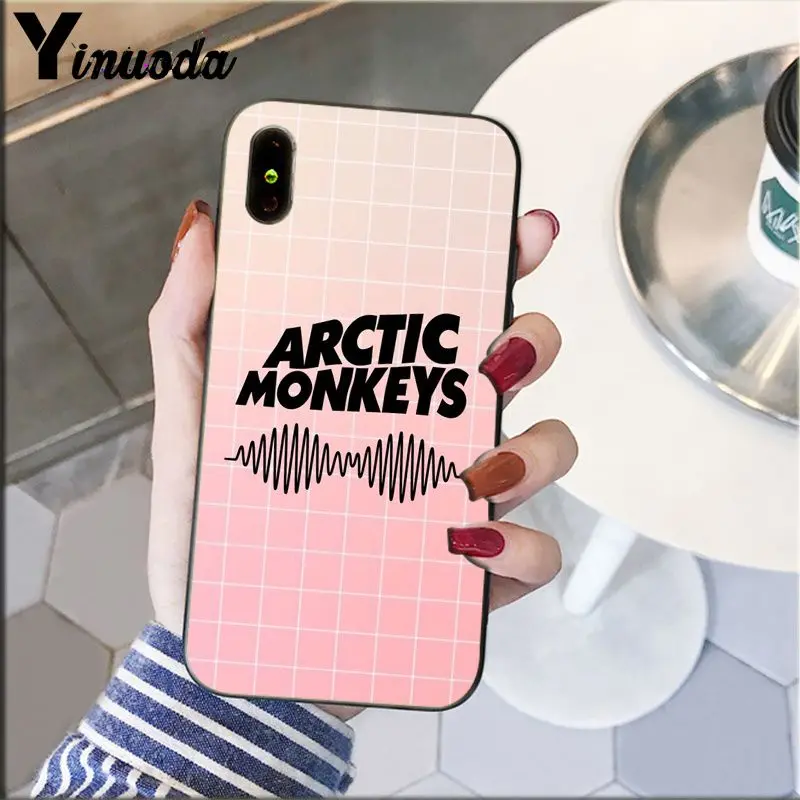 A7 Yinuoda arctic monkeys красочные милые аксессуары для телефонов Чехол для iPhone X XS MAX 6 6S 7 7plus 8 8Plus 5 5S XR - Цвет: A7