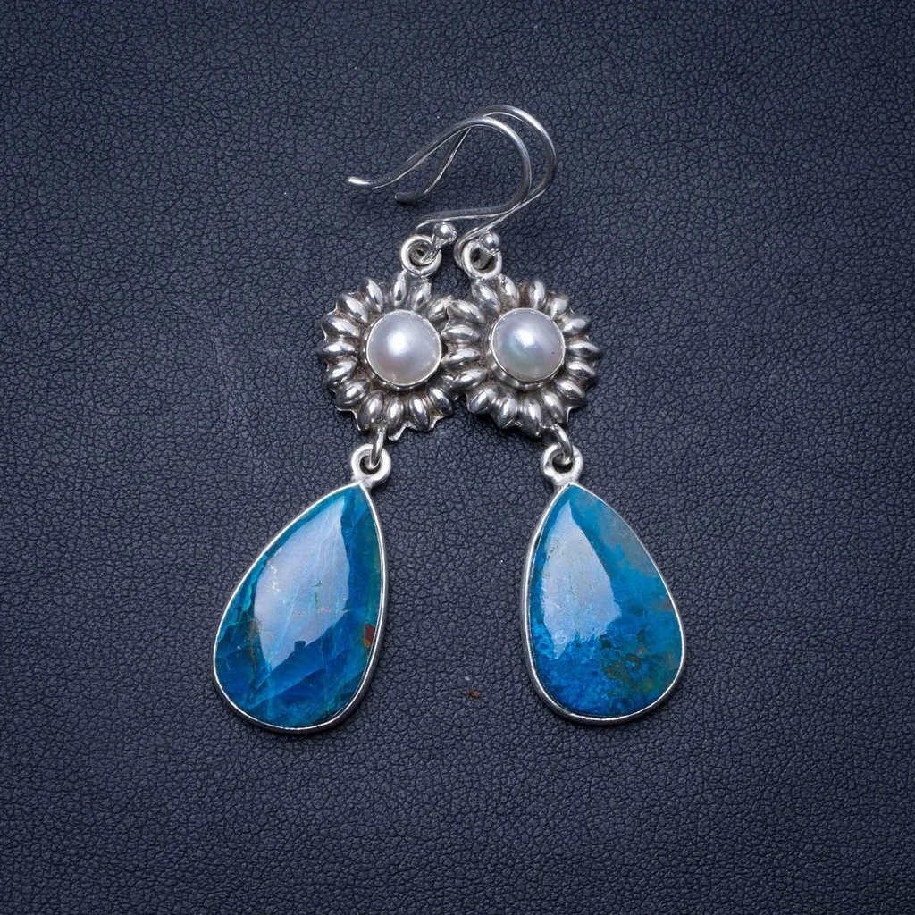 Природный чароит и бива жемчуг ручной работы Уникальные 925 пробы серебряные