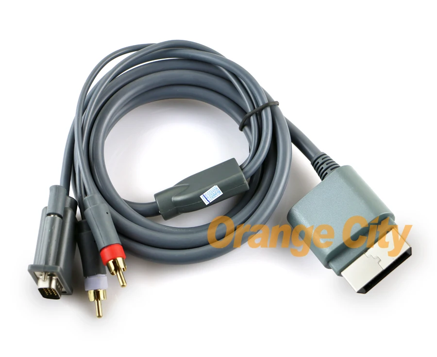 

ChengChengDianWan high quality 1.8m Component VGA HD AV High Definition Cable for xbox360 5pcs/lot