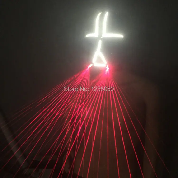 Новое поступление светодиодная светящаяся маска Laserman Осветляющий головной убор