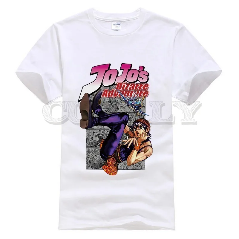 2019 новая футболка с коротким рукавом Jojo Необычные Приключения Thsirt крутая