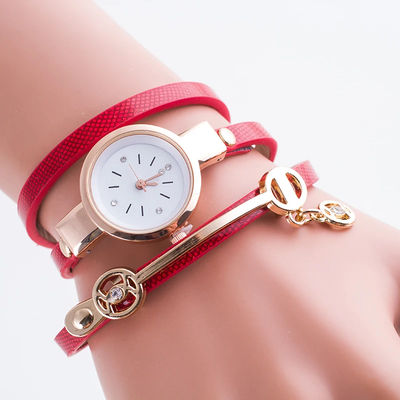 Женские золотые часы-браслет кварцевые наручные часы женские модные с