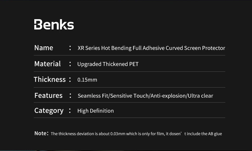 Benks 3D изогнутая мягкая ПЭТ ультра тонкая пленка 0,15 мм HD полный передний экран протектор для samsung Galaxy s10 s10+ плюс аксессуары