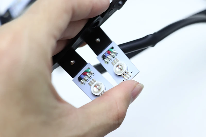 4 шт многоцветный RGB Demon Eye светодиодный devil eyes с беспроводным пультом дистанционного управления для двойных линз автомобиля мотоцикла фары проектора модернизации