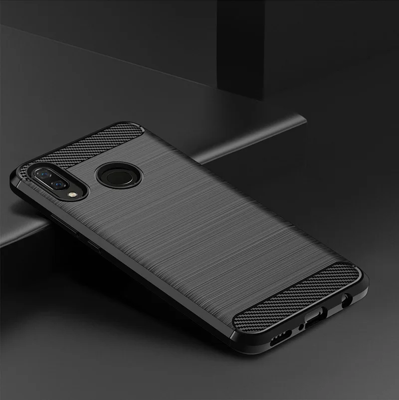 Чехол для Huawei Y9 2019 Y6 Pro Enjoy 9 Plus роскошный прочный армированный Мягкий силиконовый
