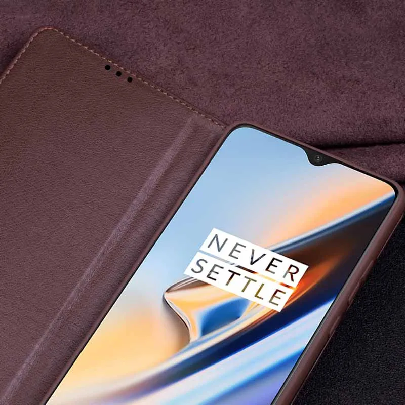 Чехол-книжка из натуральной кожи для Oneplus 6 T A6010 A 6010 чехол-накладка Oneplus6T 1 + |