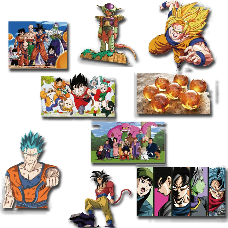 36 шт. аниме Dragon Ball наклейки Супер Saiyan Goku ПВХ наклейка для автомобиля ноутбука