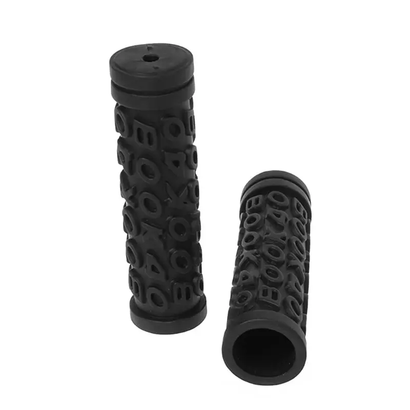 Bicycle Grips Black Letters Non Slip MTB Bike Road 22.2mm Handlebar Anti Comfortable Sweat Protection Cover Grip 10166 | Спорт и