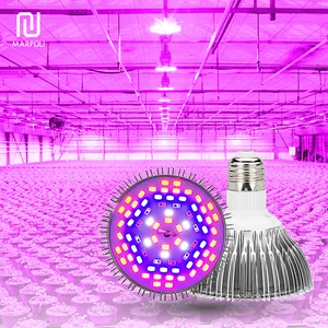 Светодиодный светильник фитолампа полного спектра для выращивания растений, светодиодный чесветильник лампа для комнатных теплиц, 80 Вт, 50 Вт, 30 Вт, 10 Вт, 5 Вт, AC85-265V