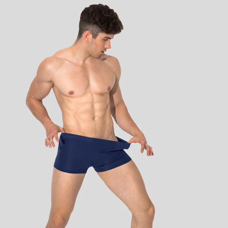 Трусы боксеры мужские из модала пикантное нижнее белье эластичные шорты с