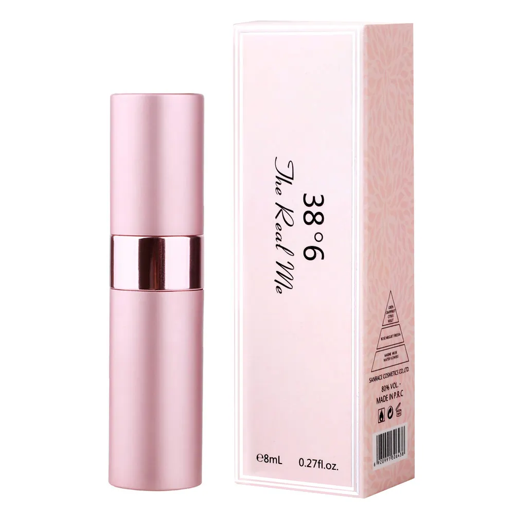 Мода 8 мл 3 цвета для женщин распылитель парфума красивый пакет женский Parfum Леди Цветок фруктовый аромат Парфюмерия длительный срок - Цвет: Pink