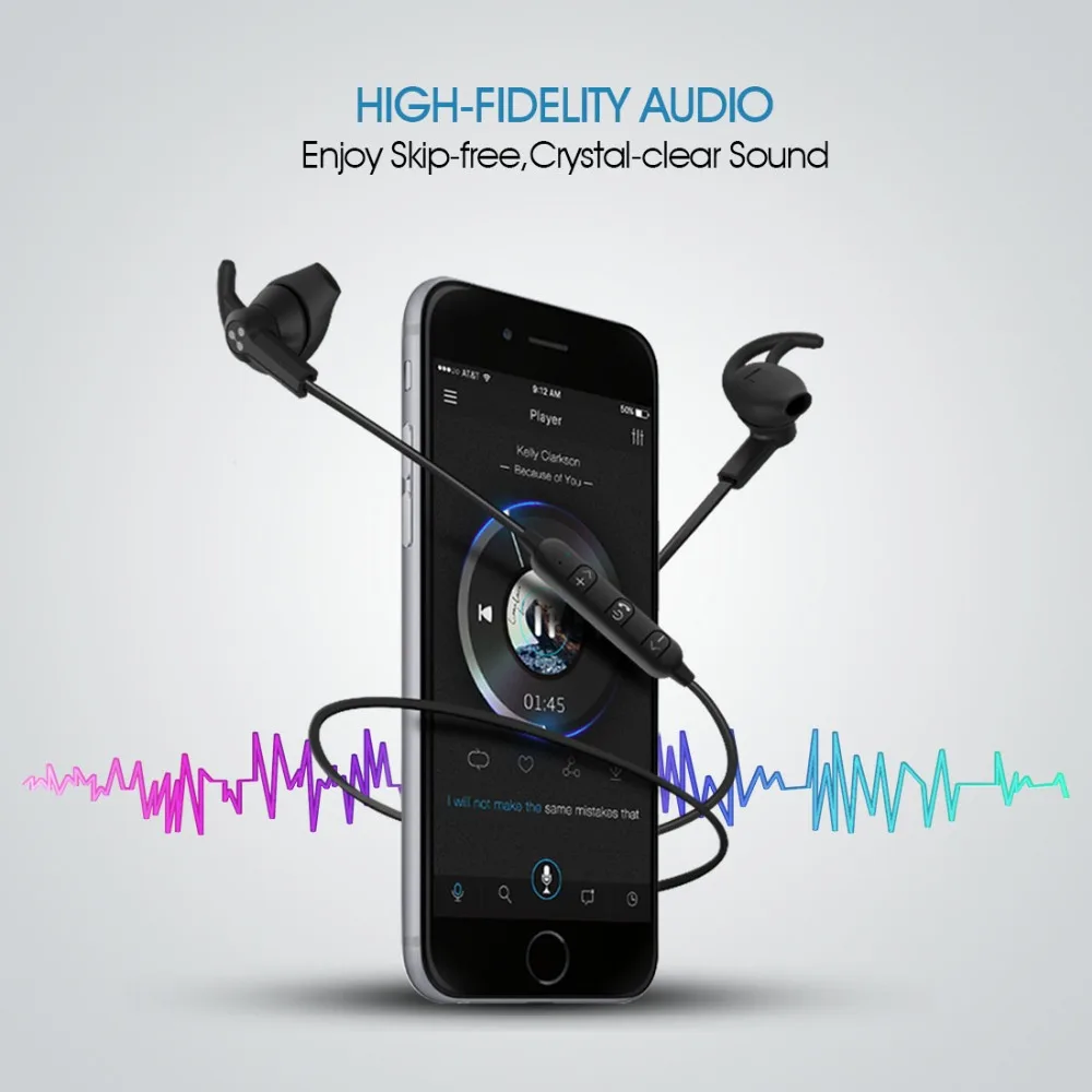 Syllable SF801 регулятор громкости Bluetooth V4.2 стерео наушники для телефонов и