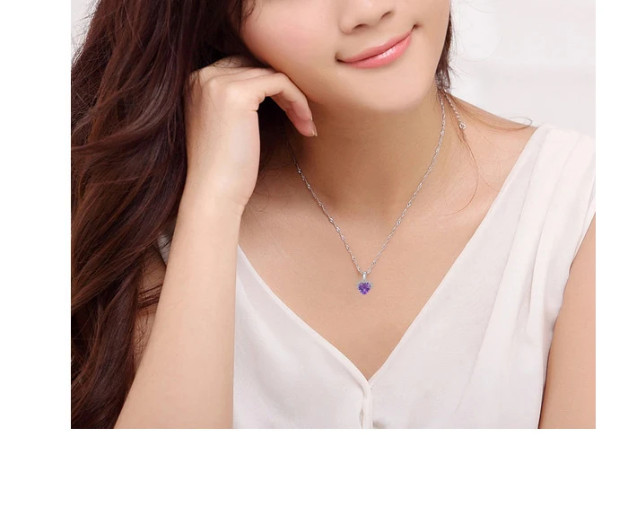 Подвеска в виде сердца Женская серебряная без цепи 2020 | Украшения и аксессуары