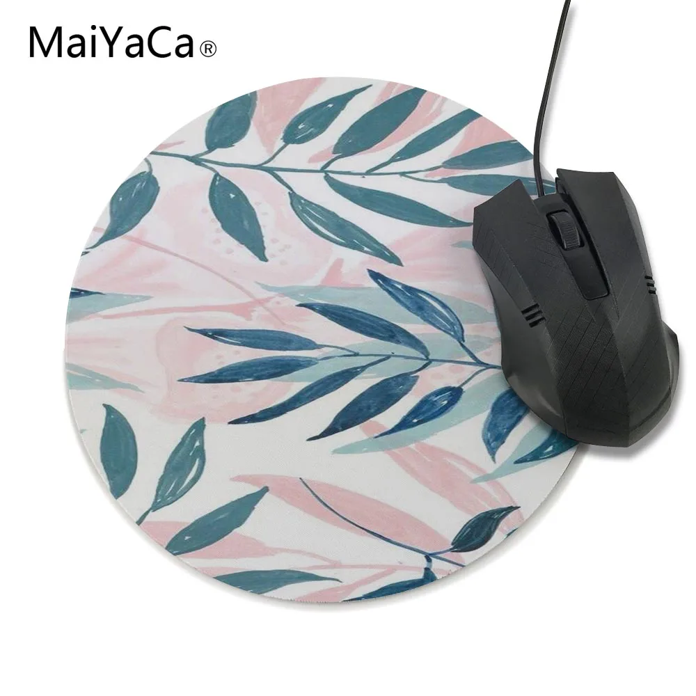 MaiYaCa jandim ai prints коврик для мыши Tamanho Pequeno Rodada коврик для мыши Противоскользящий de Borracha коврик 20x20 см и 22x22 см размер коврики - Цвет: 20x20cm