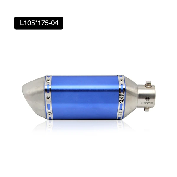 L105 175-04 Zsdtrp Универсальный 51 мм мотоциклетные akrapovic Yoshimura глушитель выхлопной трубы с дБ убийца для Yamaha nmax Honda crf 230 cb650f - Цвет: L105 175-04