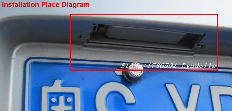 Для Toyota iQ(KGJ10)/Scion iQ, Автомобильная камера заднего вида, камера заднего вида, HD CCD, ночное видение