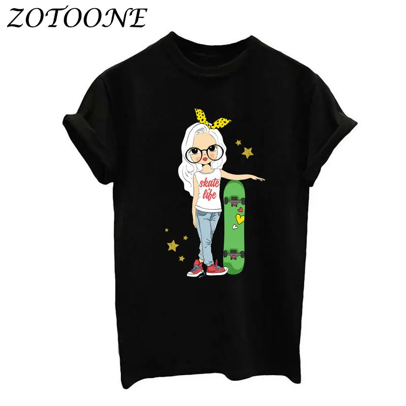 Нашивка ZOTOONE с утюгом для переодевания одежды модные нашивки аппликацией девочек