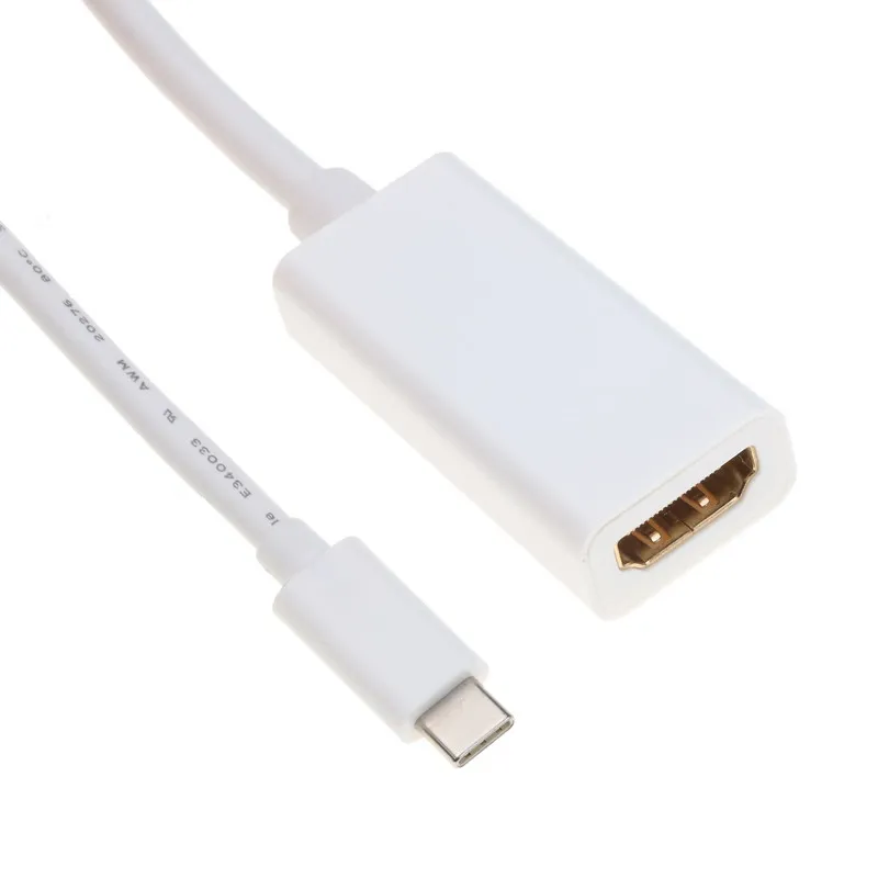 4K Type C к HDMI совместимый адаптер переходник штырь гнездо кабель преобразователь USB