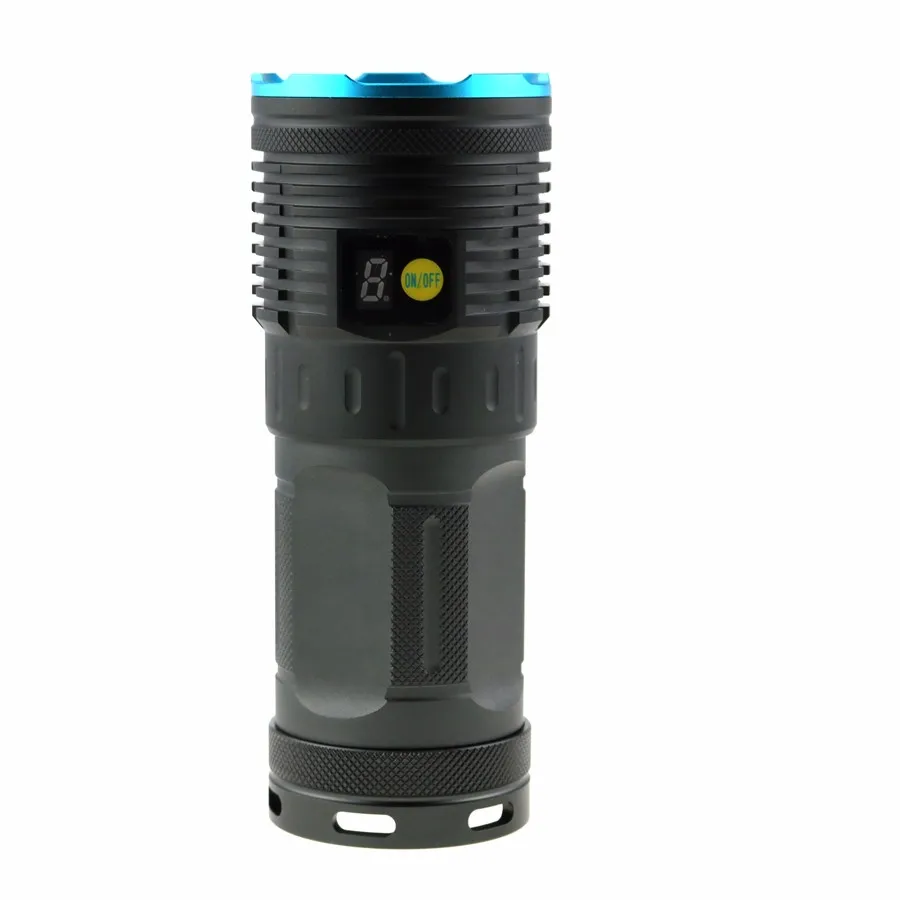 10000 люмен светодиодный тактический фонарь 7x CREE XM-L T6 Велосипед фонарь лампа с ЖК-дисплей Дисплей для кемпинга, Пеший Туризм охотничья Рабочая лампа