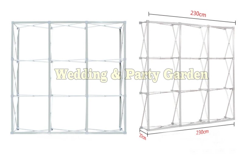 Цветочный настенный стенд алюминиевый складной цветочный фон рамка рекламный
