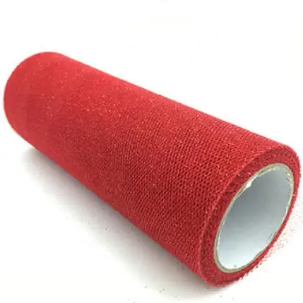 Red 15 см, 10 ярдов, блестящая фатиновая юбка-пачка из органзы с блестками, вечерние юбки-пачки, аксессуары для свадьбы, дня рождения - Цвет: Red