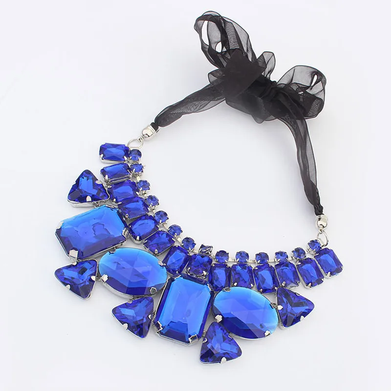 Роскошное ожерелье F &amp U огромные красочные ожерелья-воротники богемный стиль