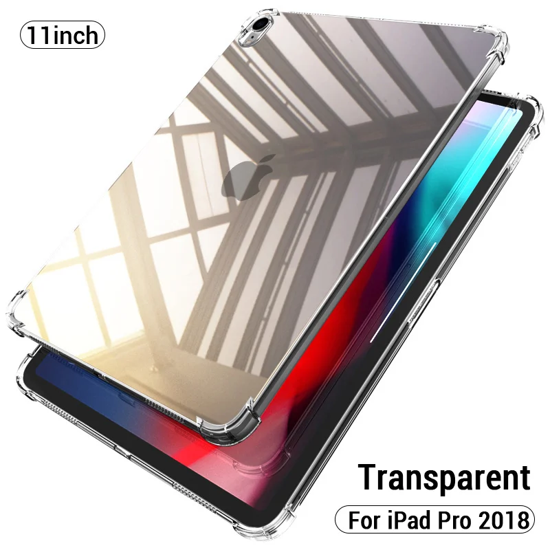 For iPad Pro Clear PZOZ чехол для нового iPad Pro чехол 9,7 Air mini 1 2 3 4 5 Силиконовый противоударный прозрачный ТПУ чехол для планшета - Цвет: For iPad Pro Clear