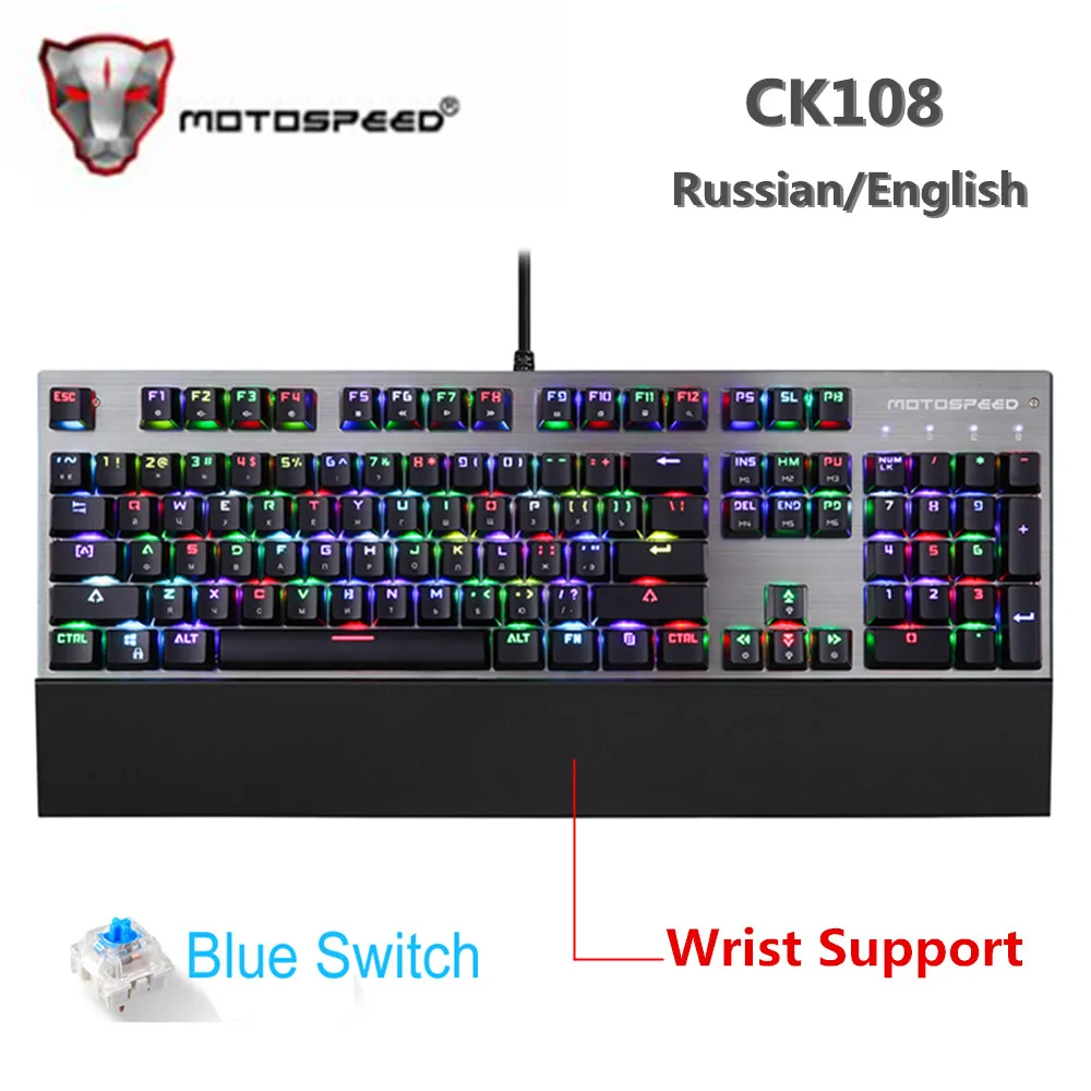 Механическая клавиатура Motospeed CK108|Клавиатуры| |