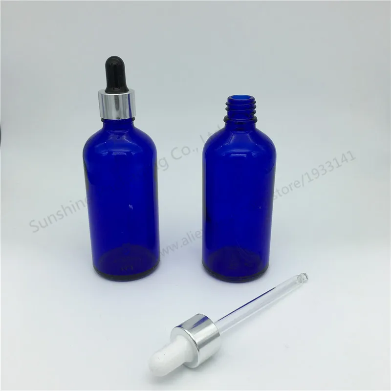 Горячая Распродажа 10X100Ml синий Стекло химические реагенты для Пипетка жидкости