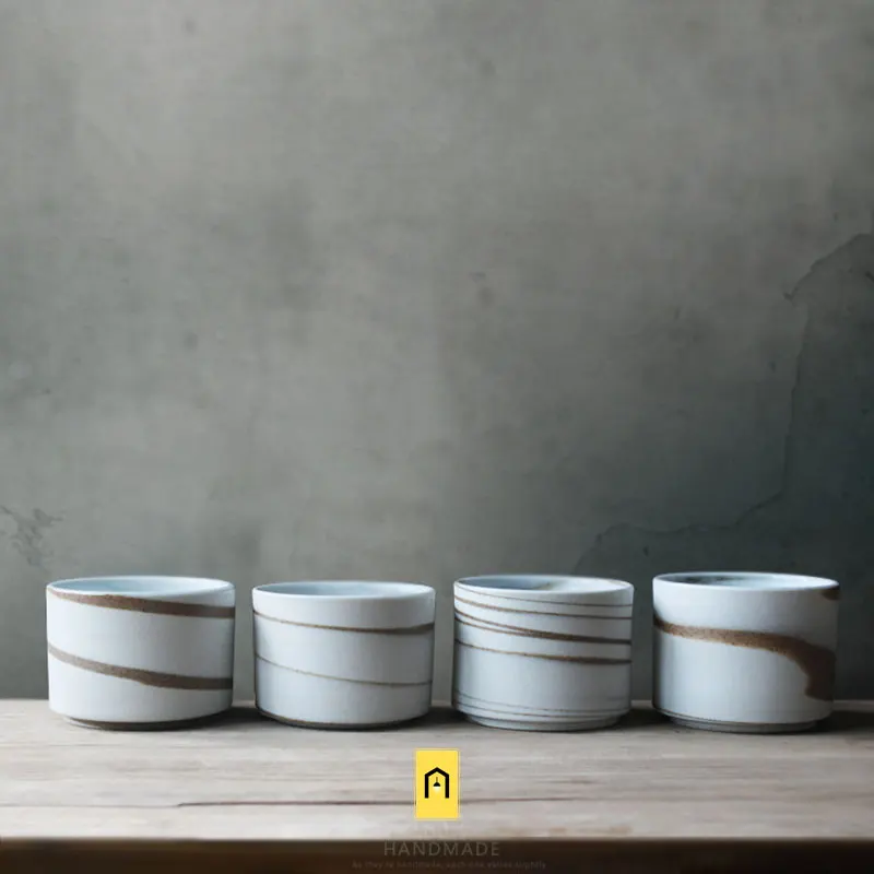 Фирменные керамические кофейные чашки и кружки ручной работы 100% японский стиль с