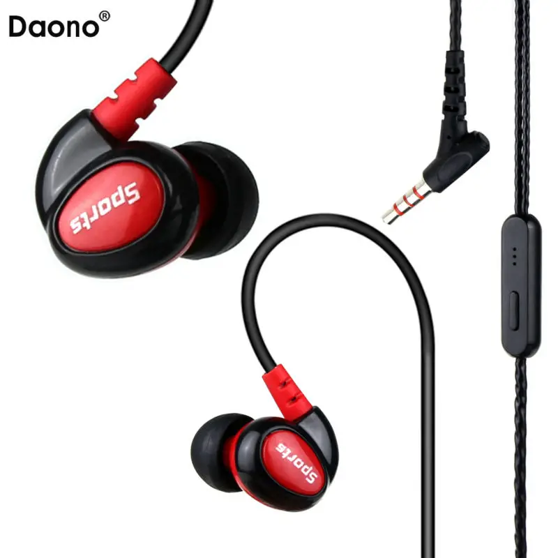 

Waterproof Sweatproof IPX5 Earphones Sports Running Headphones HIFI Stereo Bass Headset Ear Hook Earbuds Handsfree With Mic