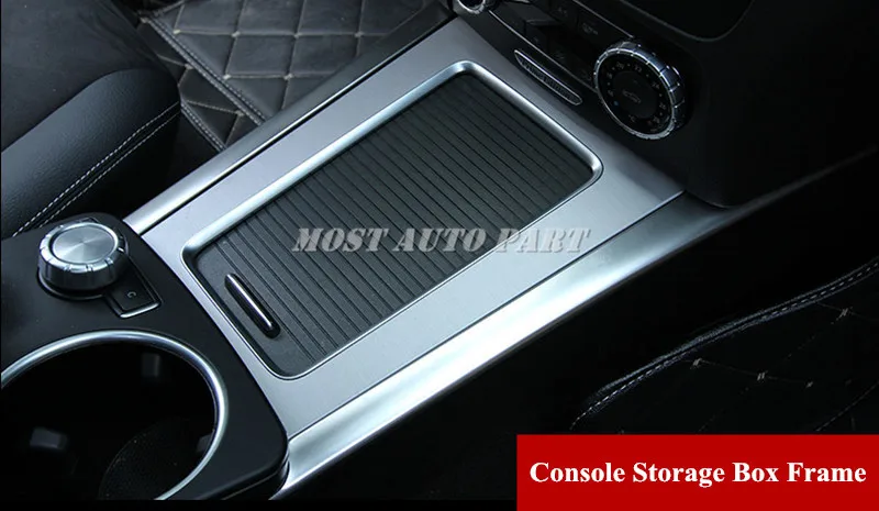 Для Benz GLK X204 внутренняя консоль коробка для хранения рамка Обложка отделка 2008-2015 2