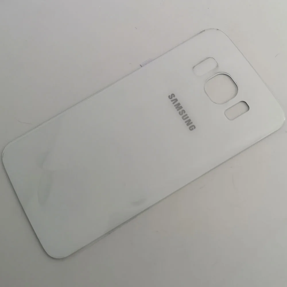 Для samsung Galaxy S6 G920F G920 SM-G920F G9200 задняя крышка батарейного отсека задняя стеклянная крышка Корпус Замена чехол+ наклейка