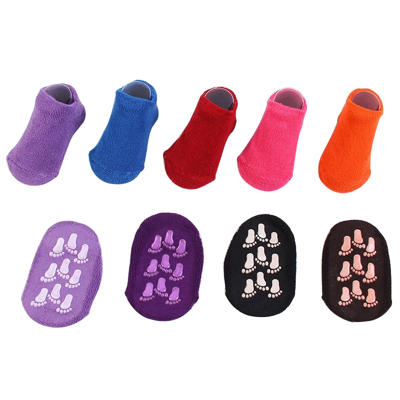 Новые детские носки LAWADKA нескользящие для девочек и мальчиков хлопковые