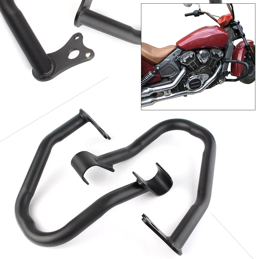 

Motorbike Highway Crash Bar Kit Engine Guard For Indian Scout Sixty 2014 2015 2016 2017 2018 Black Motorbike Accessories