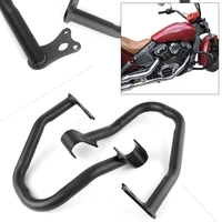 motorbike highway crash bar kit engine guard for indian scout sixty 2014 2015 2016 2017 2018 black motorbike accessories