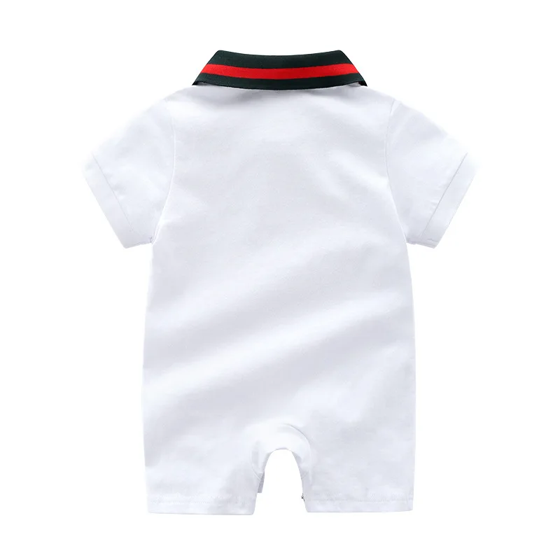 2019 GG Newborn Baby Clothes Summer Little Gentleman Rompers 0-24M Boys Cotton Jumpsuit Unisex Onesies NEXT |